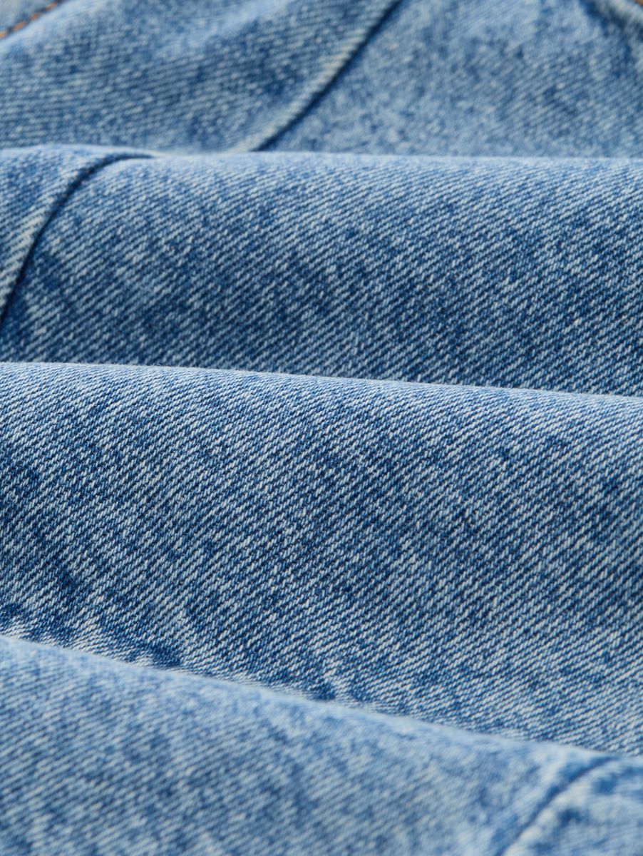 Paperbag Jeans Shorts