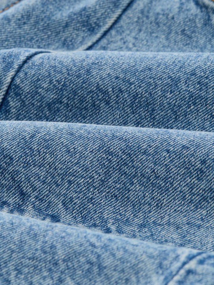 Paperbag Jeans Shorts