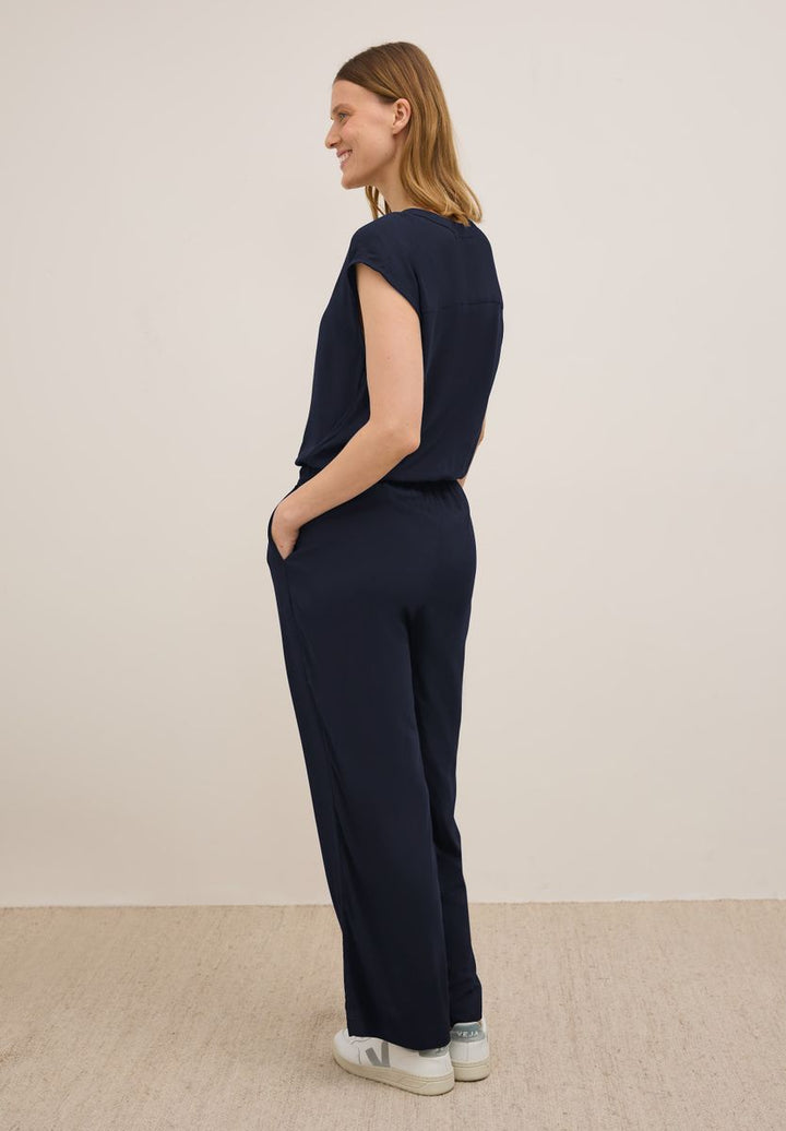 Jumpsuit in Unifarbe