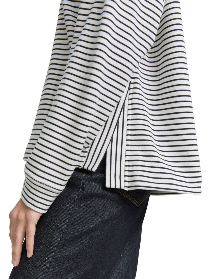 Sweatshirt mit Streifenmuster