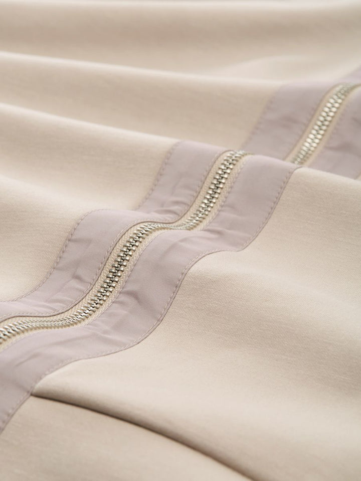 Boxy Fit Scuba Sweatjacke