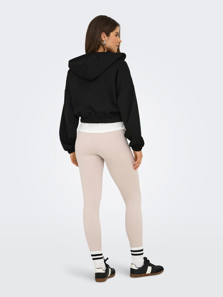 ONLSCARLETT LIFE LS ZIP HOOD SWT NOOS