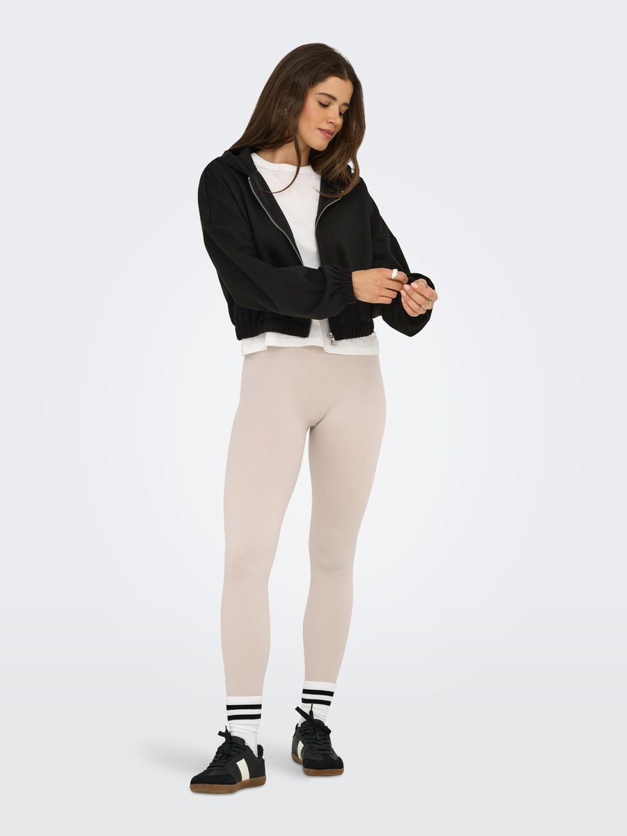 ONLSCARLETT LIFE LS ZIP HOOD SWT NOOS