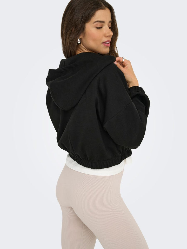 ONLSCARLETT LIFE LS ZIP HOOD SWT NOOS