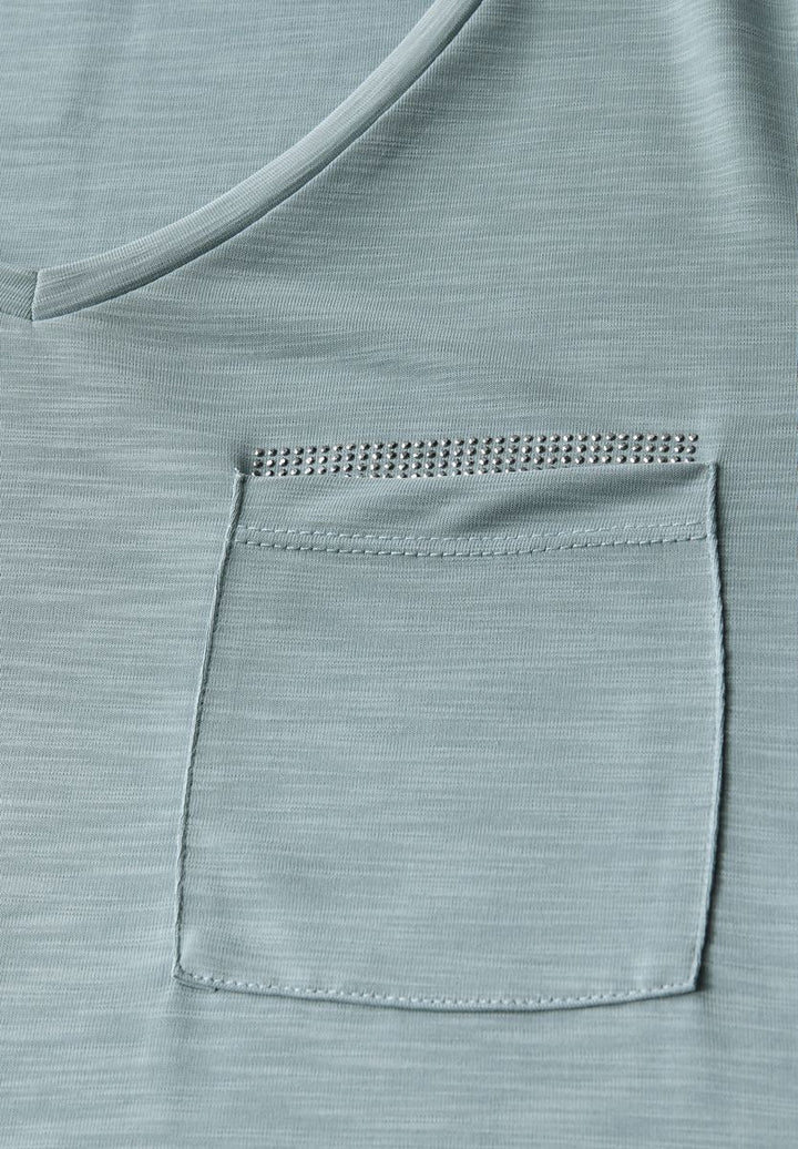 T-Shirt mit Schmuckdetail