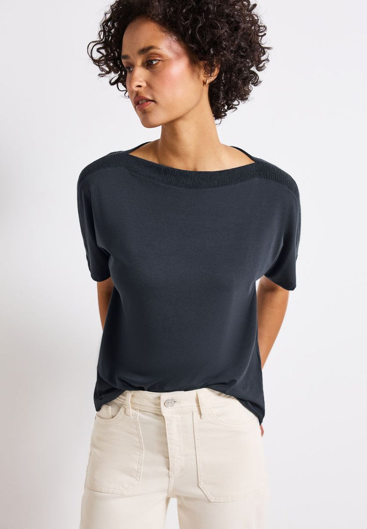 Shirt mit Strukturdetail