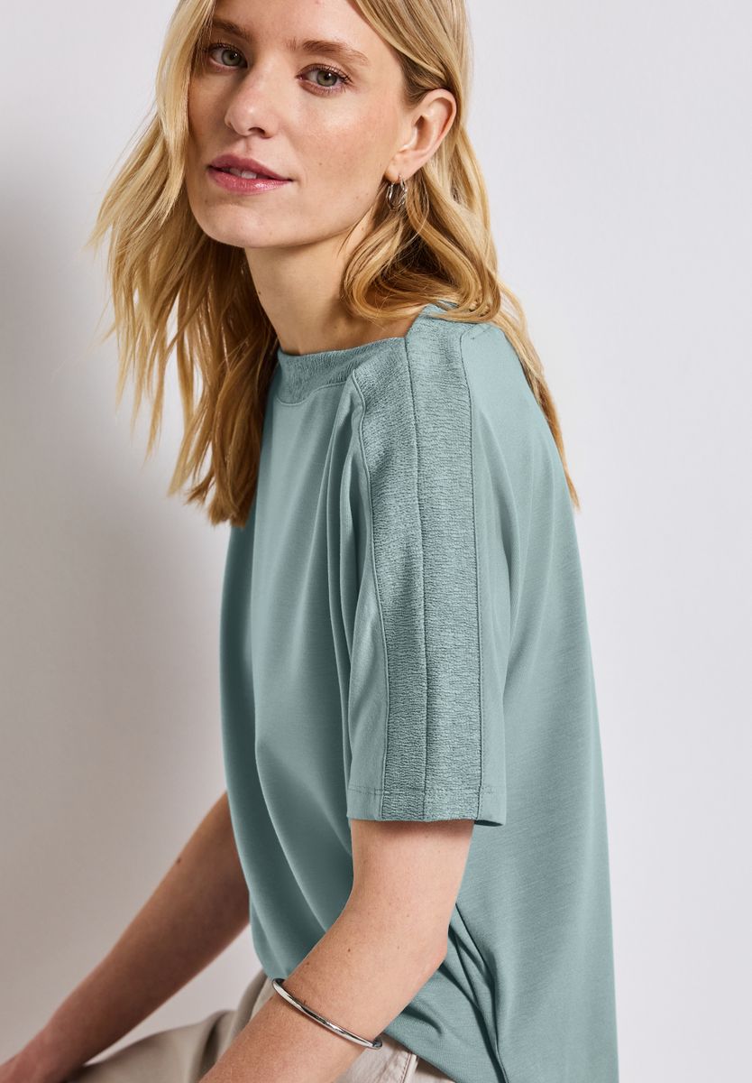 Shirt mit Strukturdetail