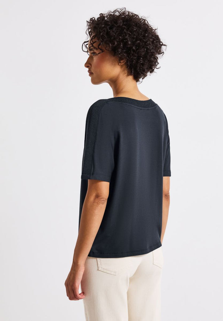 Shirt mit Strukturdetail