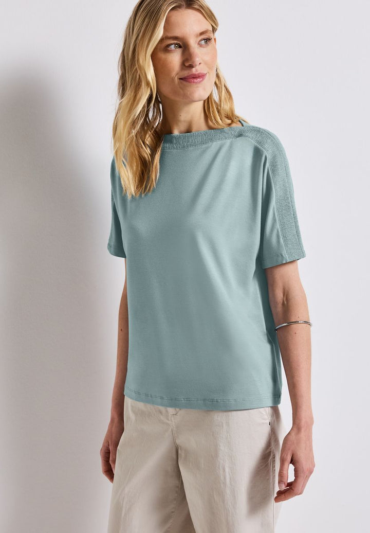 Shirt mit Strukturdetail