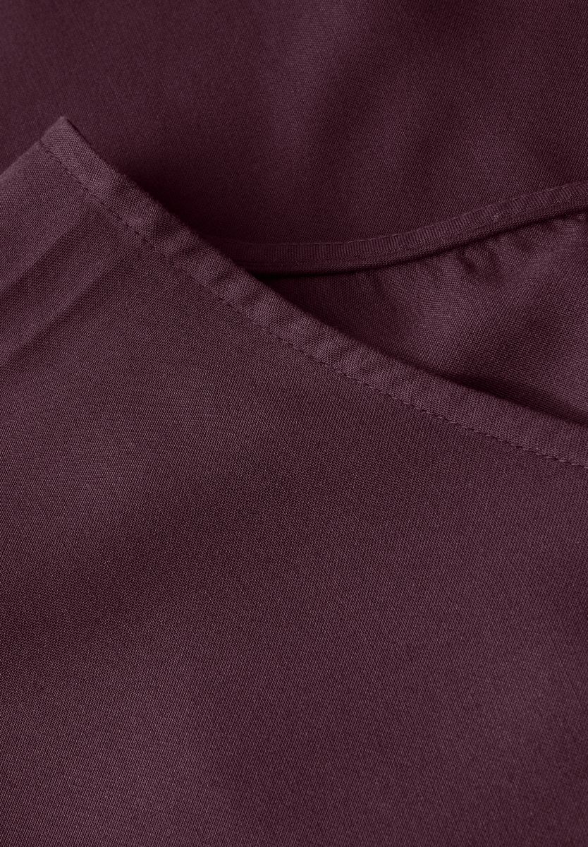 Blusenshirt in Unifarbe