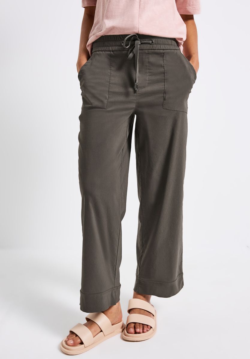 Casual Fit Hose mit Turn-Up