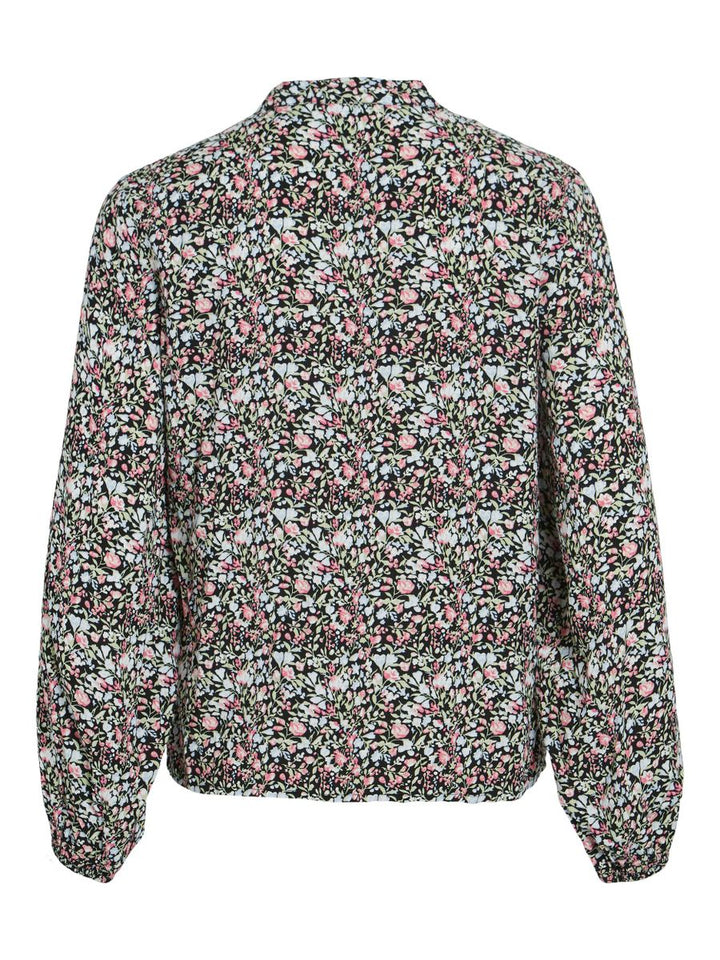VITULLINA NIE V-NECK L/S TOP/SU/LC