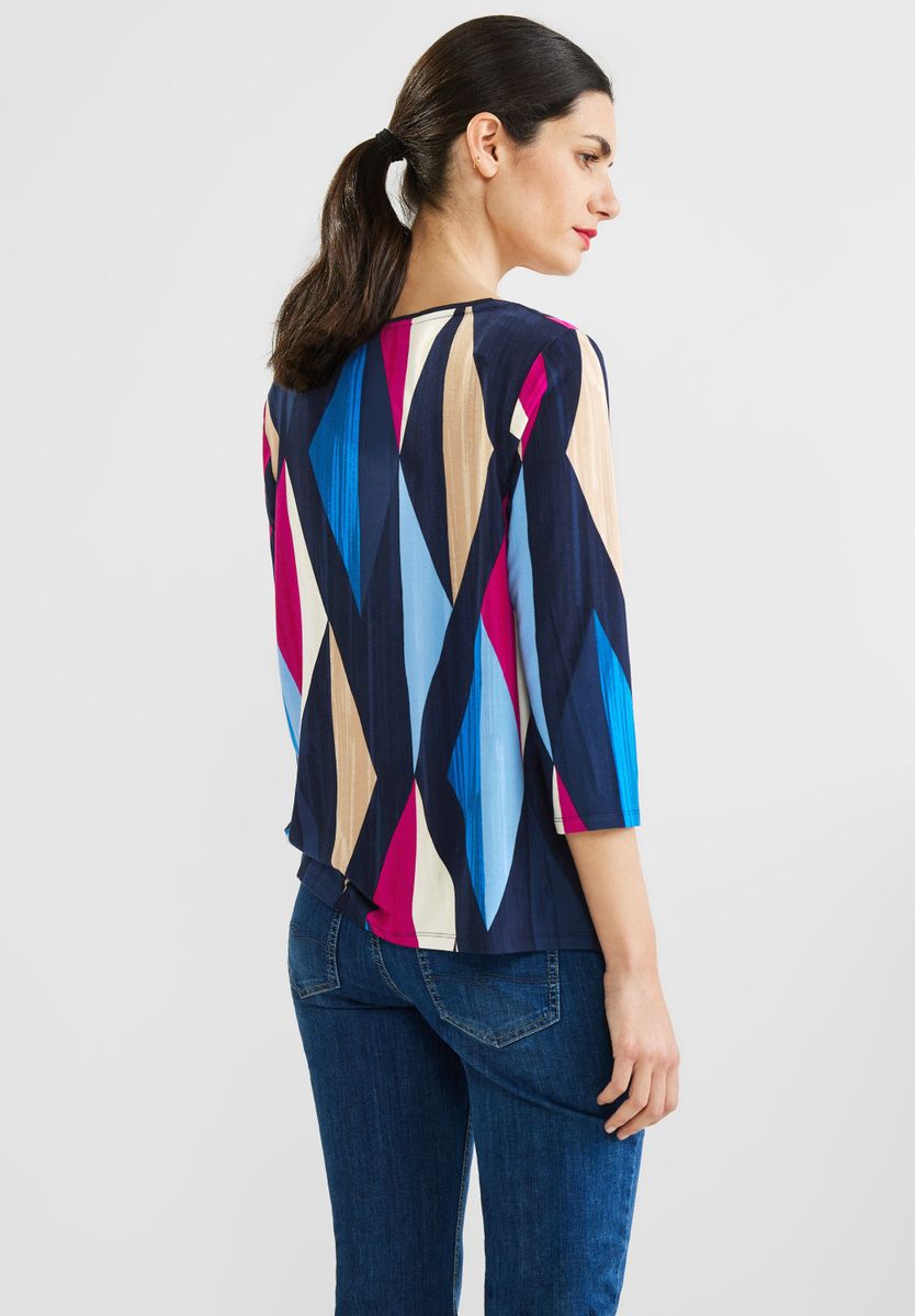 Shirt mit Rhombus Print