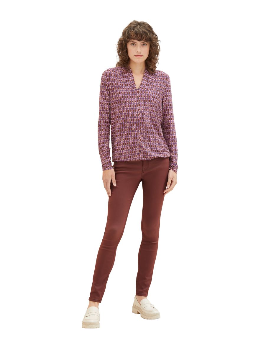 Langarmshirt mit Allover-Print