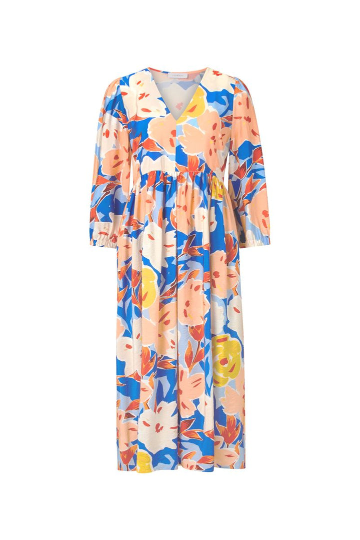 printed midi dress