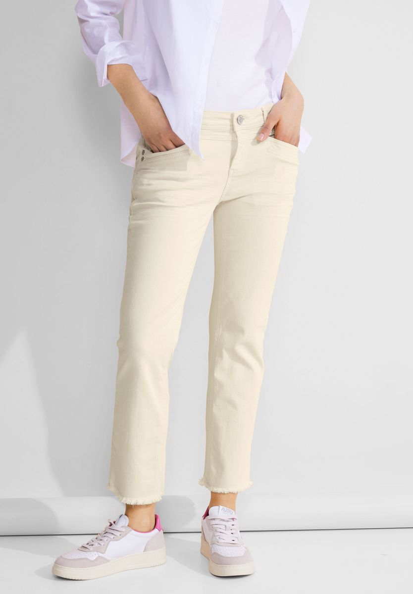 Beige Slim Fit Jeans