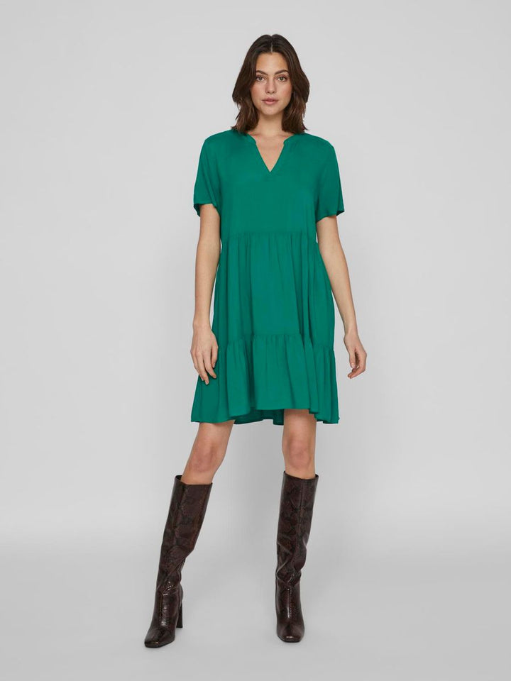 VIPAYA V-NECK S/S DRESS - NOOS