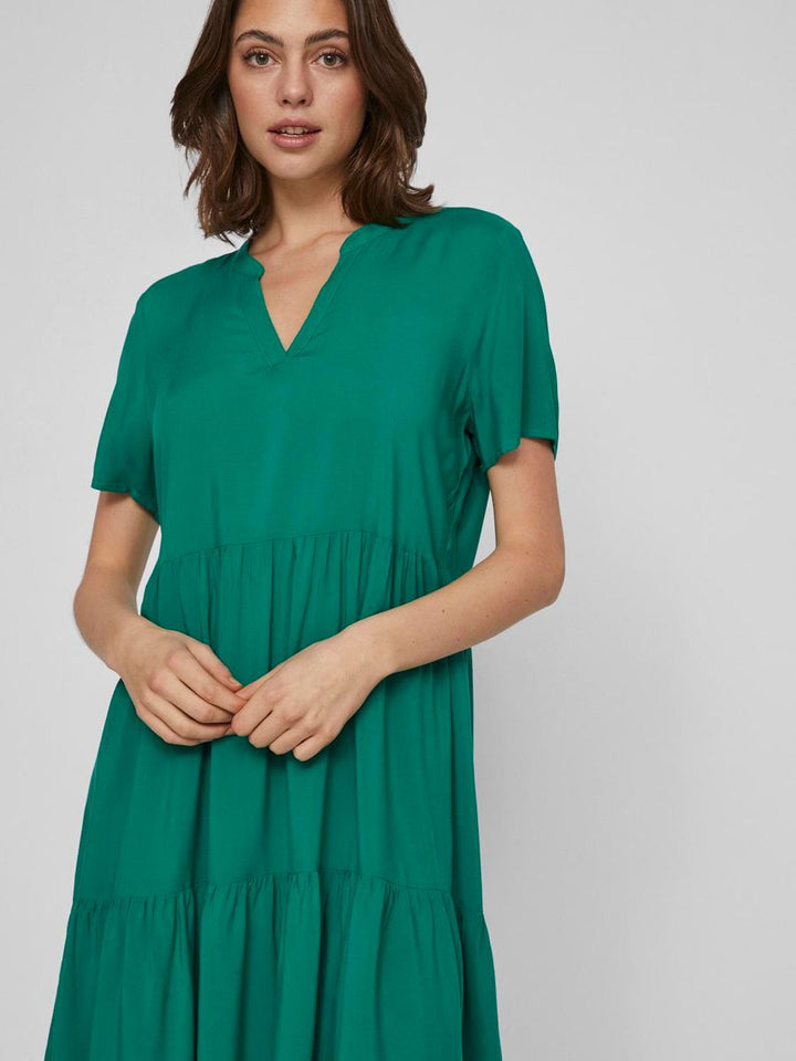 VIPAYA V-NECK S/S DRESS - NOOS