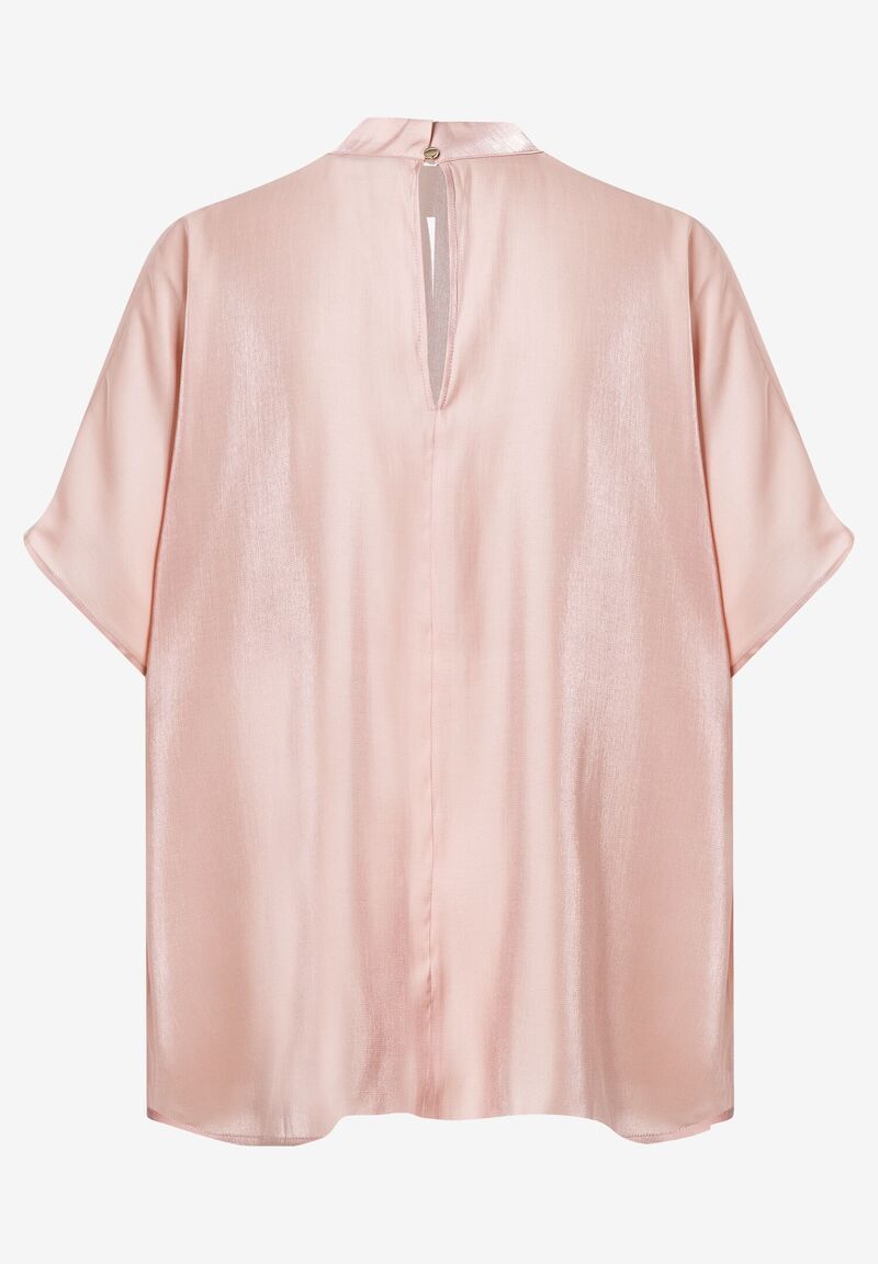 schimmernde Bluse  powder rose  Sommer-Kollektion