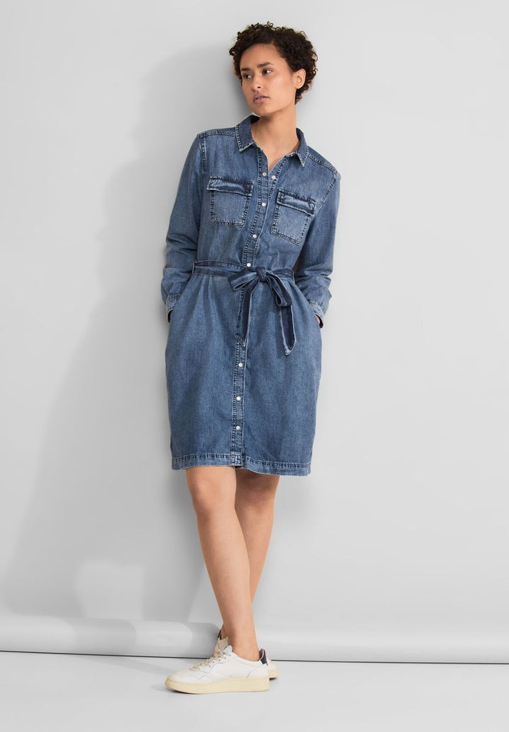 Jeans Hemdkleid