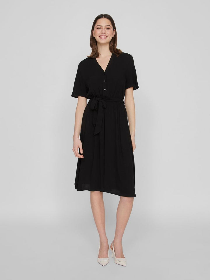 VIMOASHLY S/S MIDI DRESS - NOOS