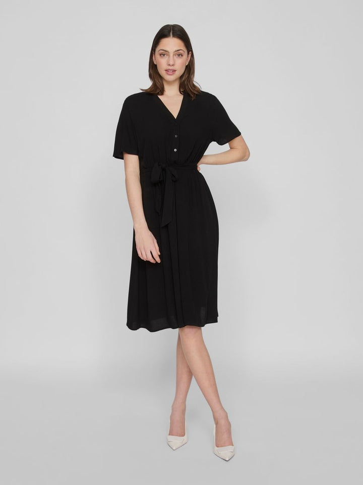 VIMOASHLY S/S MIDI DRESS - NOOS