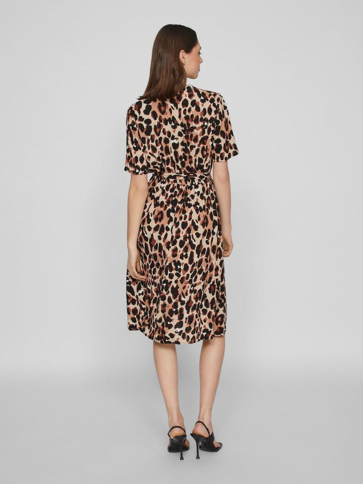 VIMOASHLY S/S MIDI DRESS - NOOS