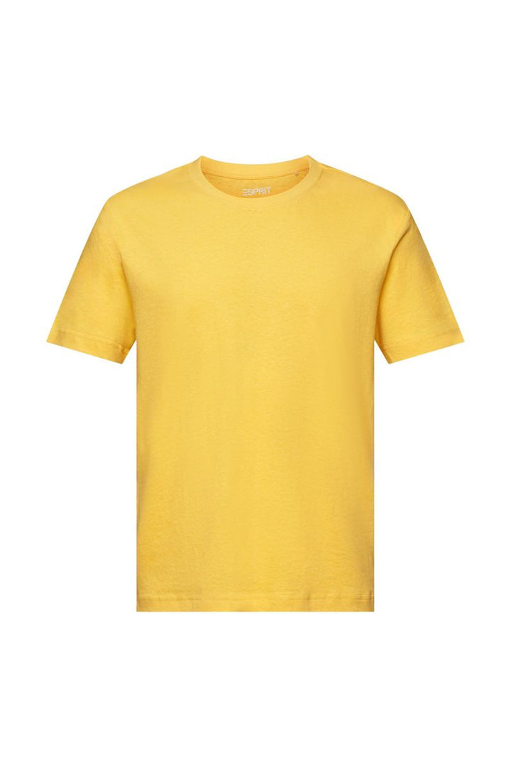 T-Shirt aus Baumwolle-Leinen-Mix