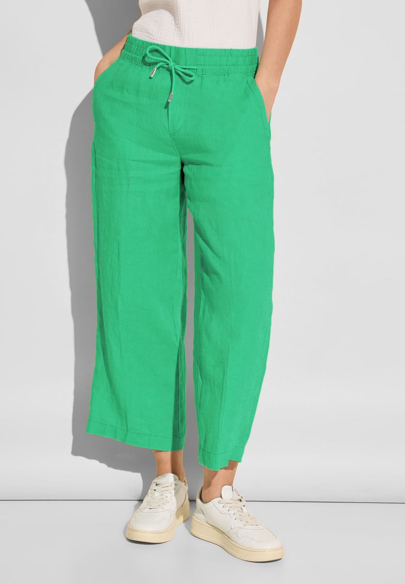 7/8 Culotte Leinenhose