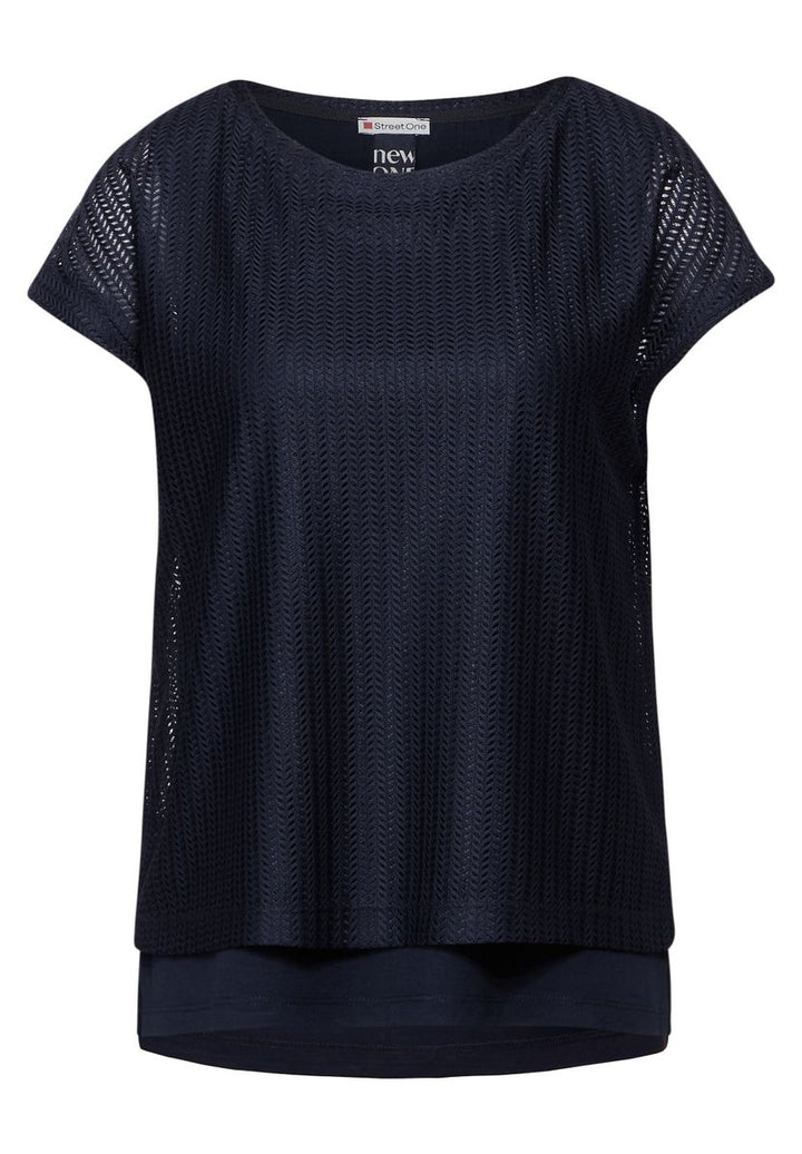 2 in 1 Mesh T-Shirt