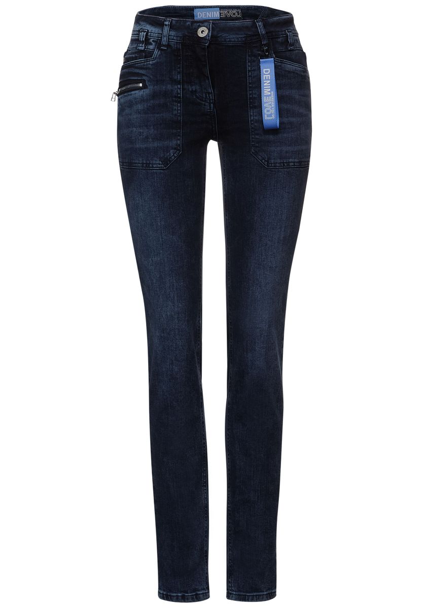 Slim Fit Jeans in Mid Waist