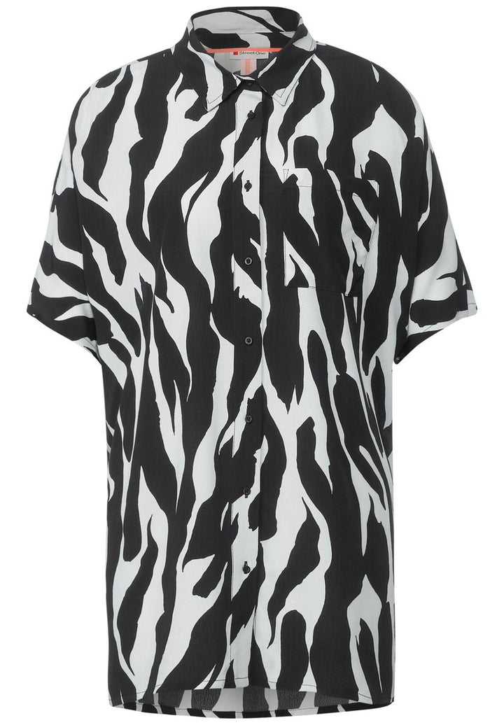 Zebraprint Longbluse