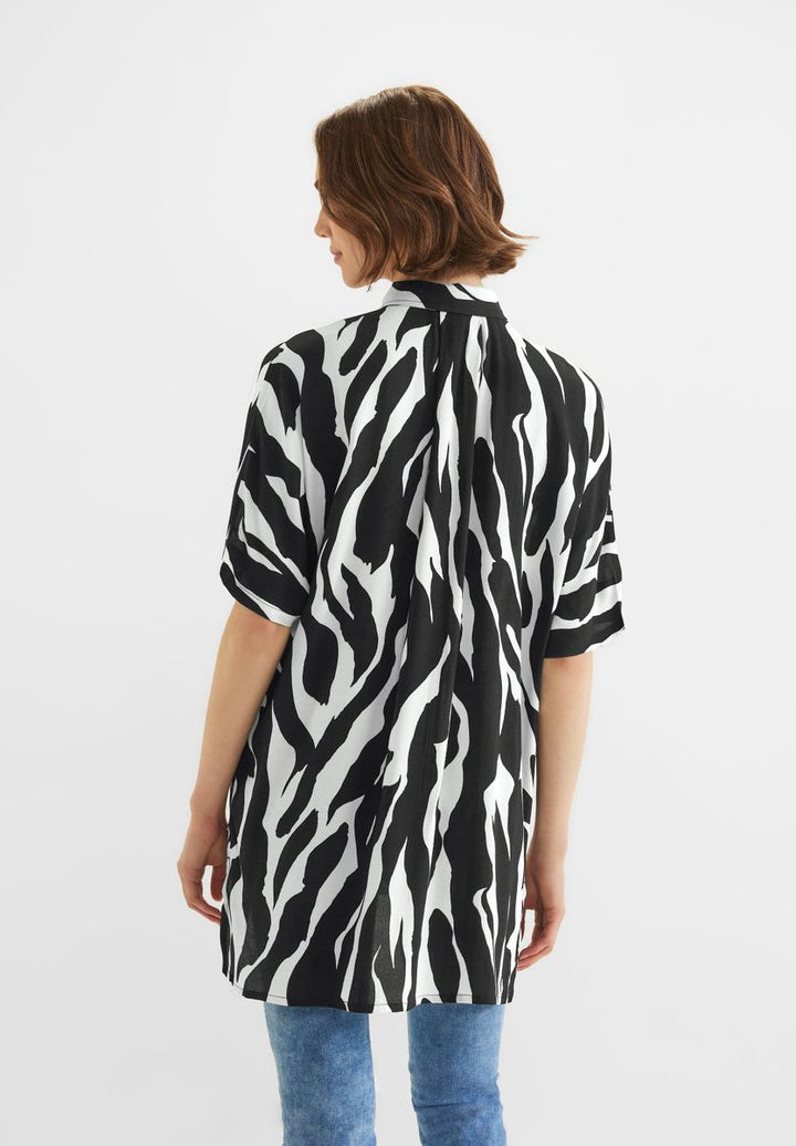 Zebraprint Longbluse