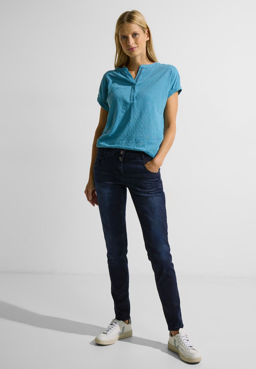 Blaue Loose Fit Jeans