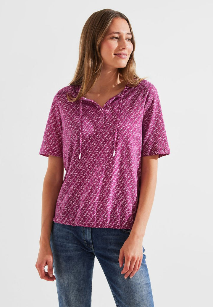 Shirt mit Rhombus Print