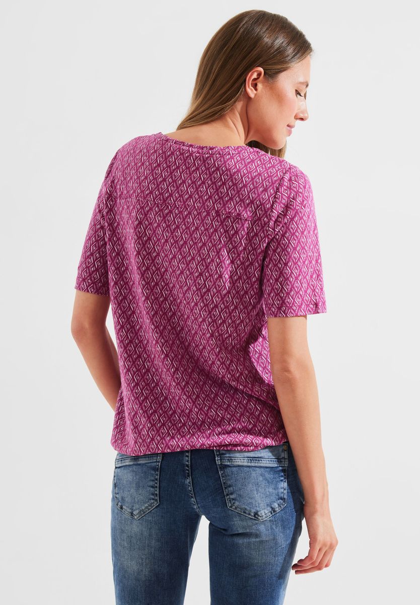 Shirt mit Rhombus Print