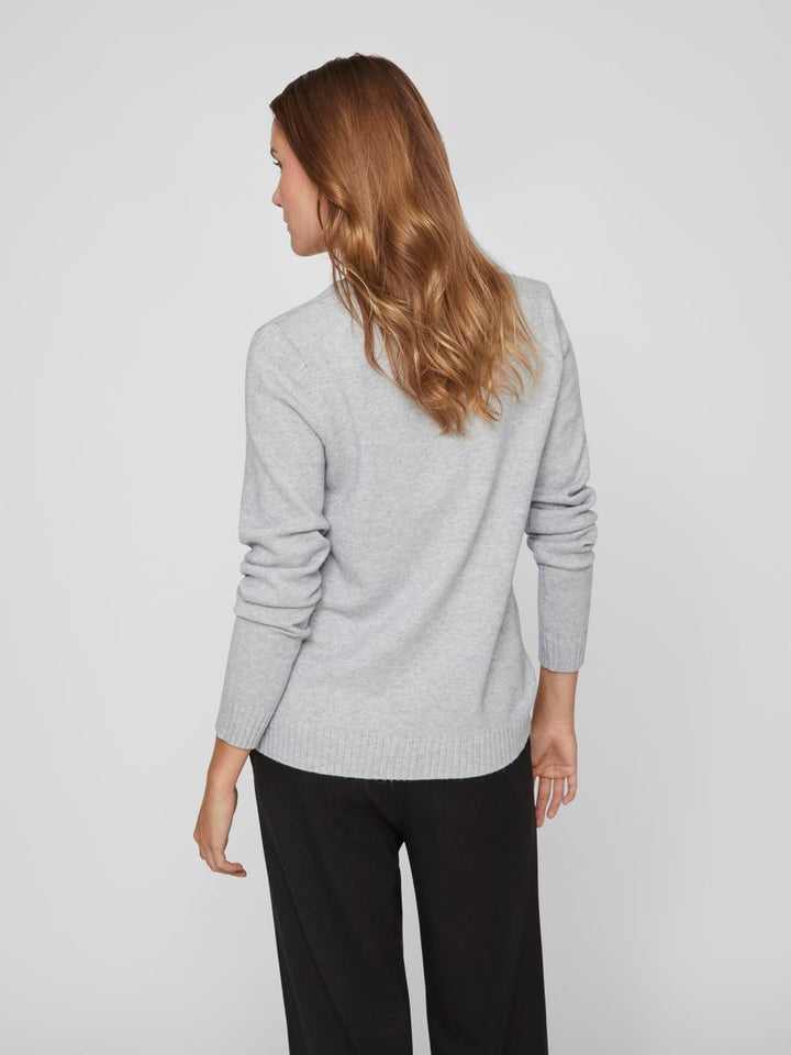 VIRIL V-NECK L/S  KNIT TOP - NOOS