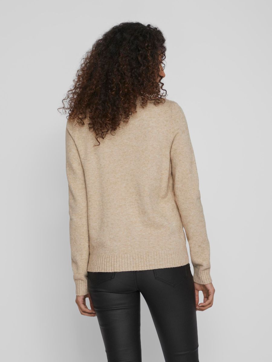 VIRIL V-NECK L/S  KNIT TOP - NOOS