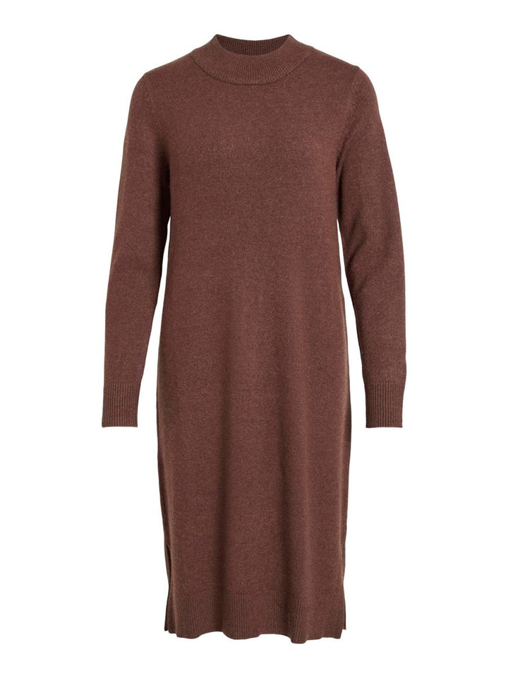 VIRIL CREW NECK L/S MIDI DRESS - NOOS