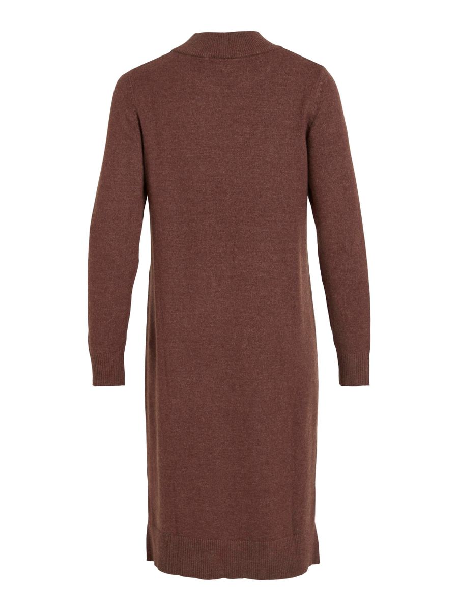 VIRIL CREW NECK L/S MIDI DRESS - NOOS