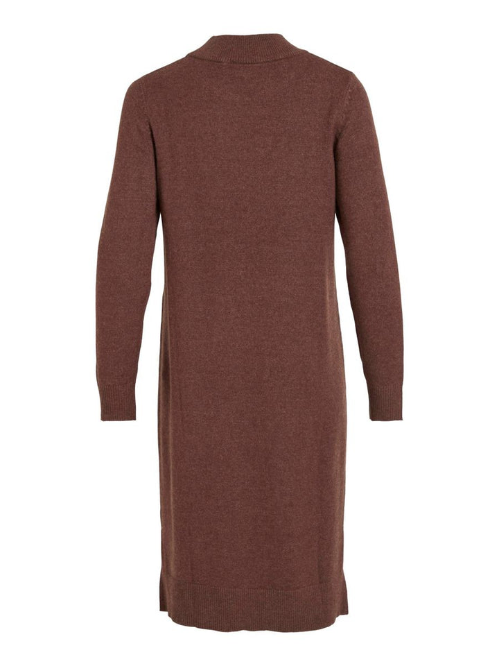 VIRIL CREW NECK L/S MIDI DRESS - NOOS