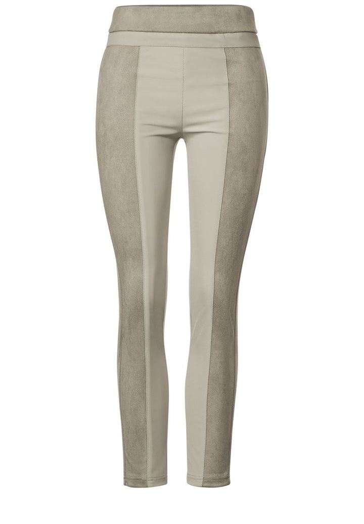 Skinny Fit Materialmix Hose
