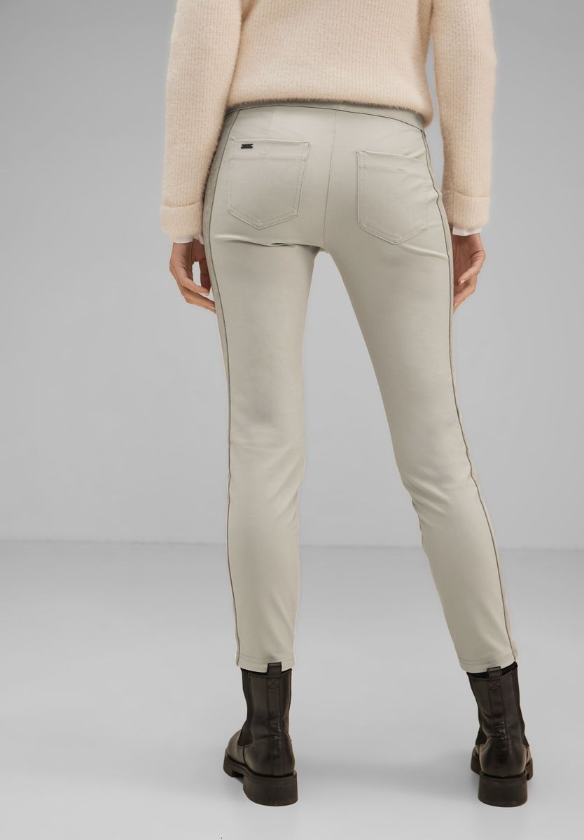 Skinny Fit Materialmix Hose