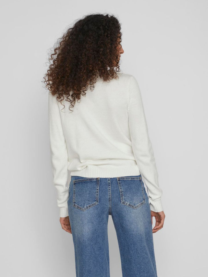 VIRIL V-NECK L/S  KNIT TOP - NOOS