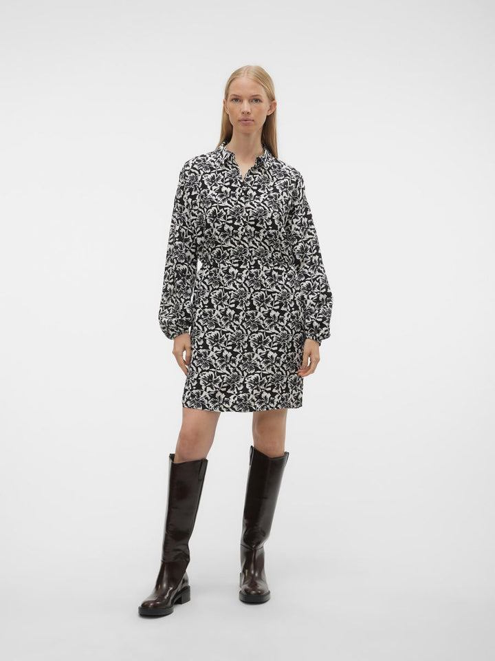 VMSOPHIA L/S SHORT SHIRT DRESS WVN BOO