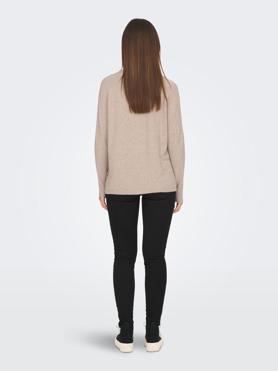 JDYMARCO L/S O-NECK SLIT PULL KNT NOOS