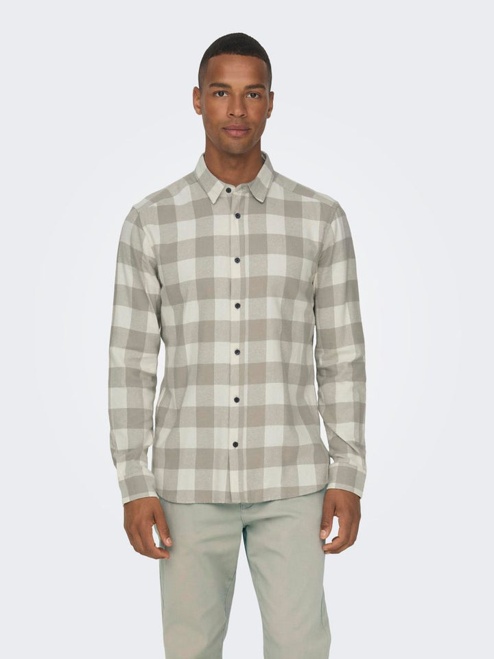 ONSGUDMUND LS CHECKED SHIRT NOOS