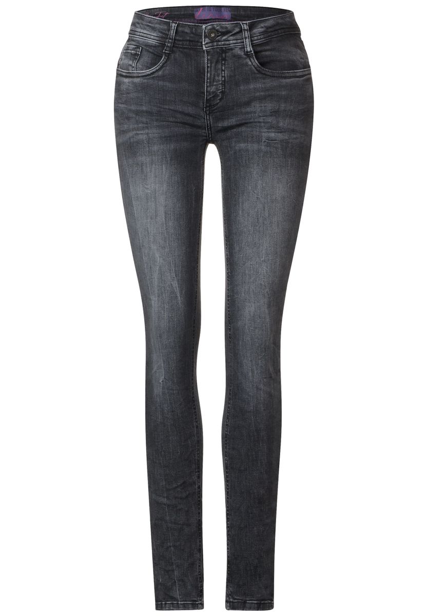 Graue Slim Fit Jeans