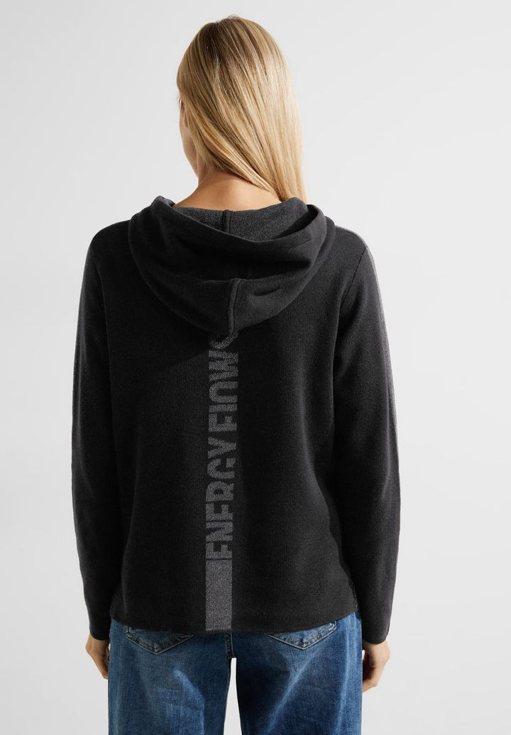 Hoodie mit Schimmermuster