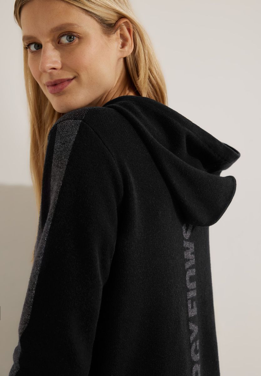 Hoodie mit Schimmermuster